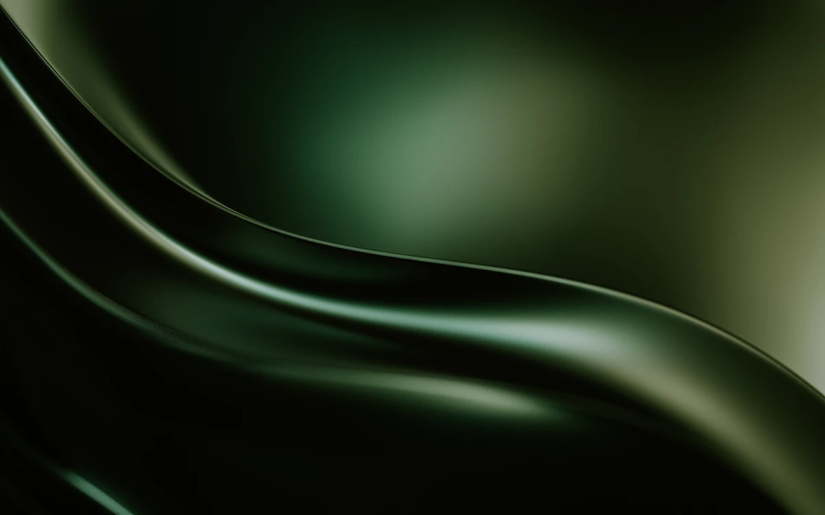 a black and green background with wavy lines