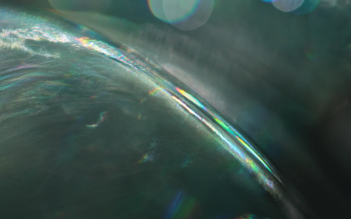 a close up of a circular object with a blurry background