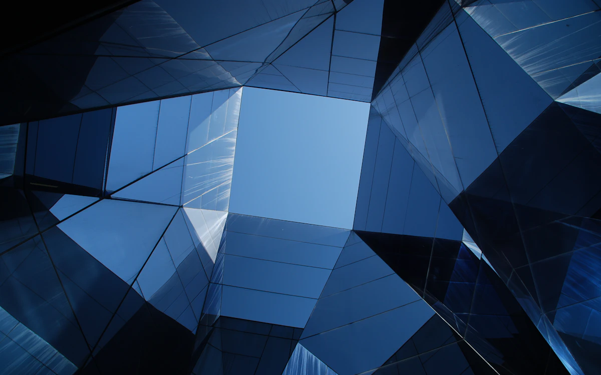 low angle photo of curtain wall building
