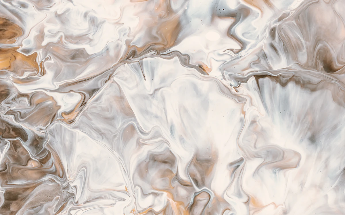 white and gray abstract painting